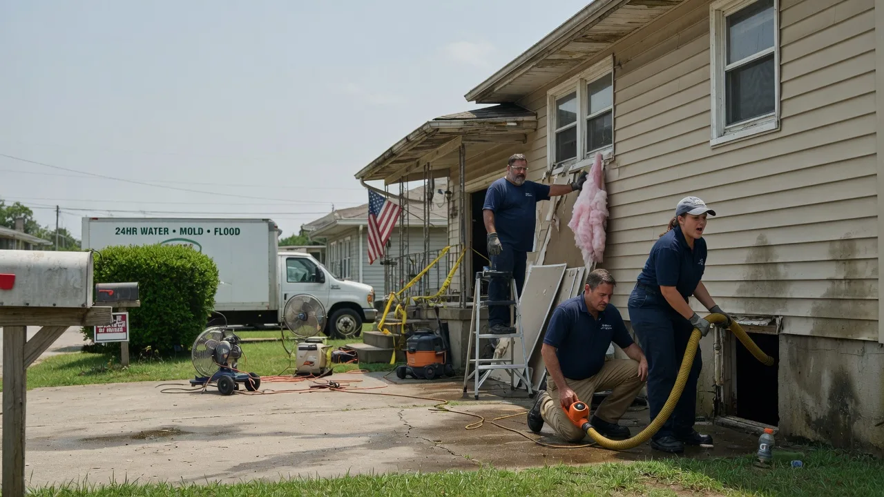 Water Damage Repair in England, AR near me